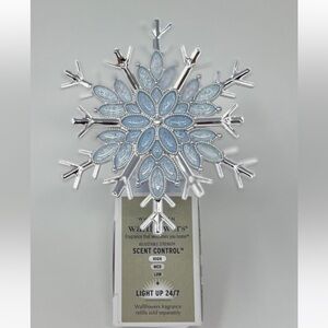 BATH & BODY WORKS LIGHT UP SNOWFLAKE WALLFLOWER PLUG SCENT CONTROL NWT